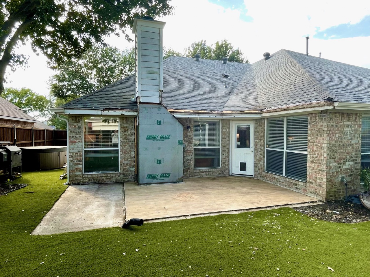 After Sunroom Exterior